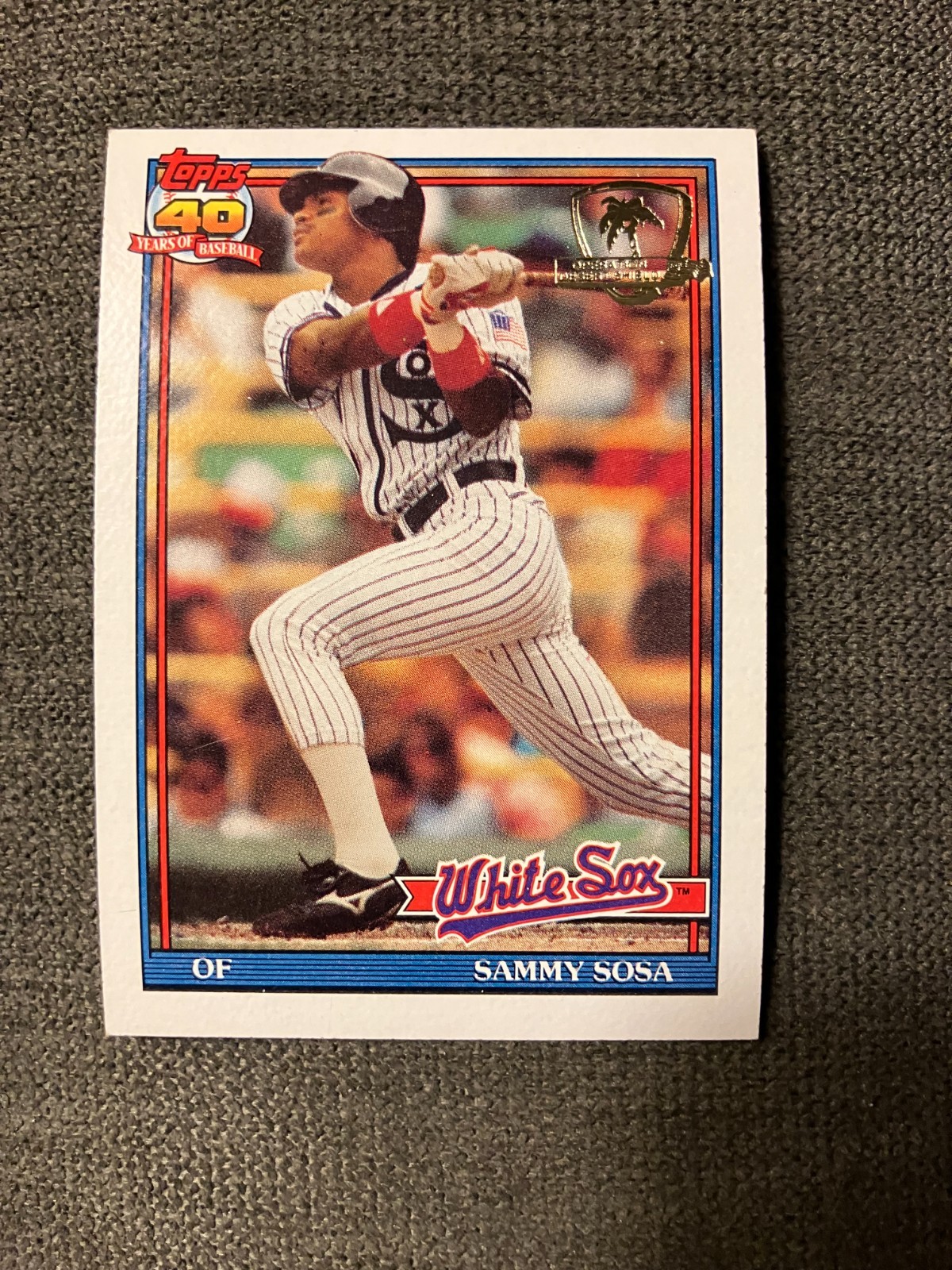 1991 Topps Baseball Operation Desert Shield #414 Sammy Sosa