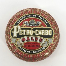 Vintage Watkins Petro-Carbo Salve Vintage Dru...
