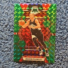 2022-23 Panini Mosaic Mason Plumlee Los Angeles Clippers Green Mosaic Prizm #134