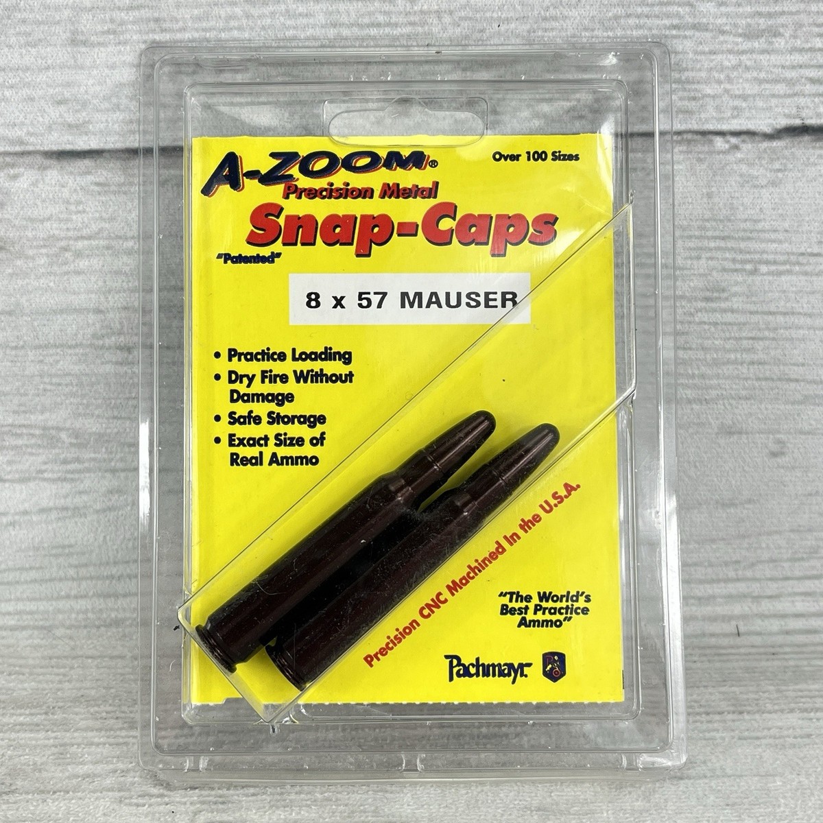 Aソフトトップ A-Zoom 8x57 Mauser Precision Metal Snap Caps AZ 12235 for sale