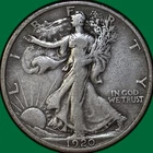 1920 Walking Liberty Half Dollar Choice Very Fine VF+/XF Coin #35573