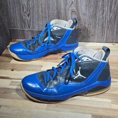 Jordan Melo M8 Anthracite White Varsity Royal 469786-018 Size 13 Blue Black
