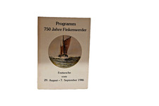 Hamburg Finkenwerder 750 Jahre 1986 Programm zur Festwoche