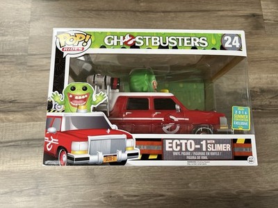 Funko Pop Rides Ghostbusters Ecto-1 with Slimer 2016 Summer Convention Exclusive