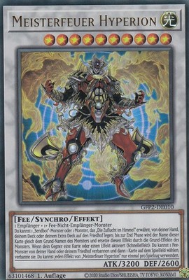 Meisterfeuer Hyperion GFP2-DE010 Yugioh