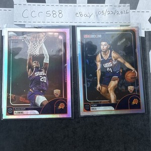 Topps NBA Hoops Rookie Cards Rasheer Fleming Koby Brea Phoenix Suns 2025