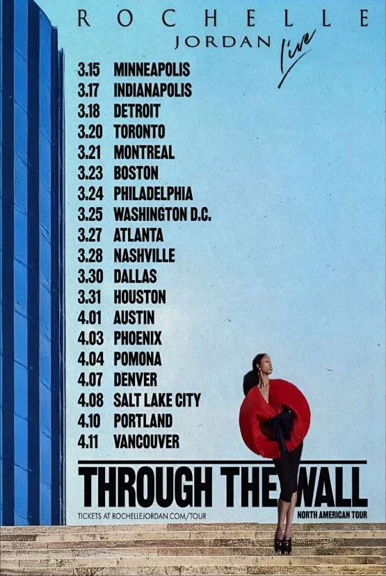 Rochelle Jordan 2026 North American Tour Poster