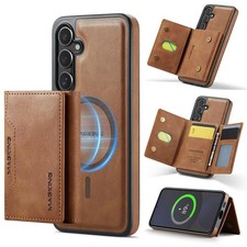 Detachable Case with RFID MagSafe Card Holder for Samsung Galaxy S24 FE 5G
