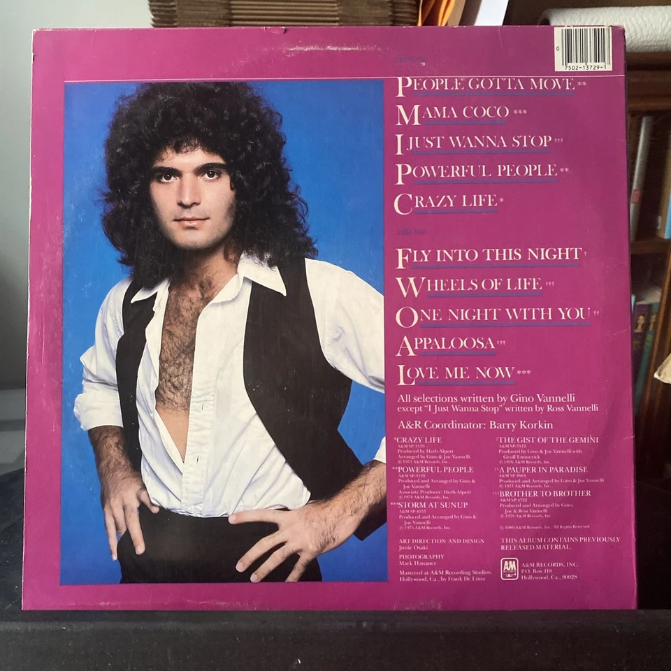 Gino Vannelli - The Best Of Gino Vannelli (1978, Vinyl LP) “Appaloosa” - Image 2 of 4
