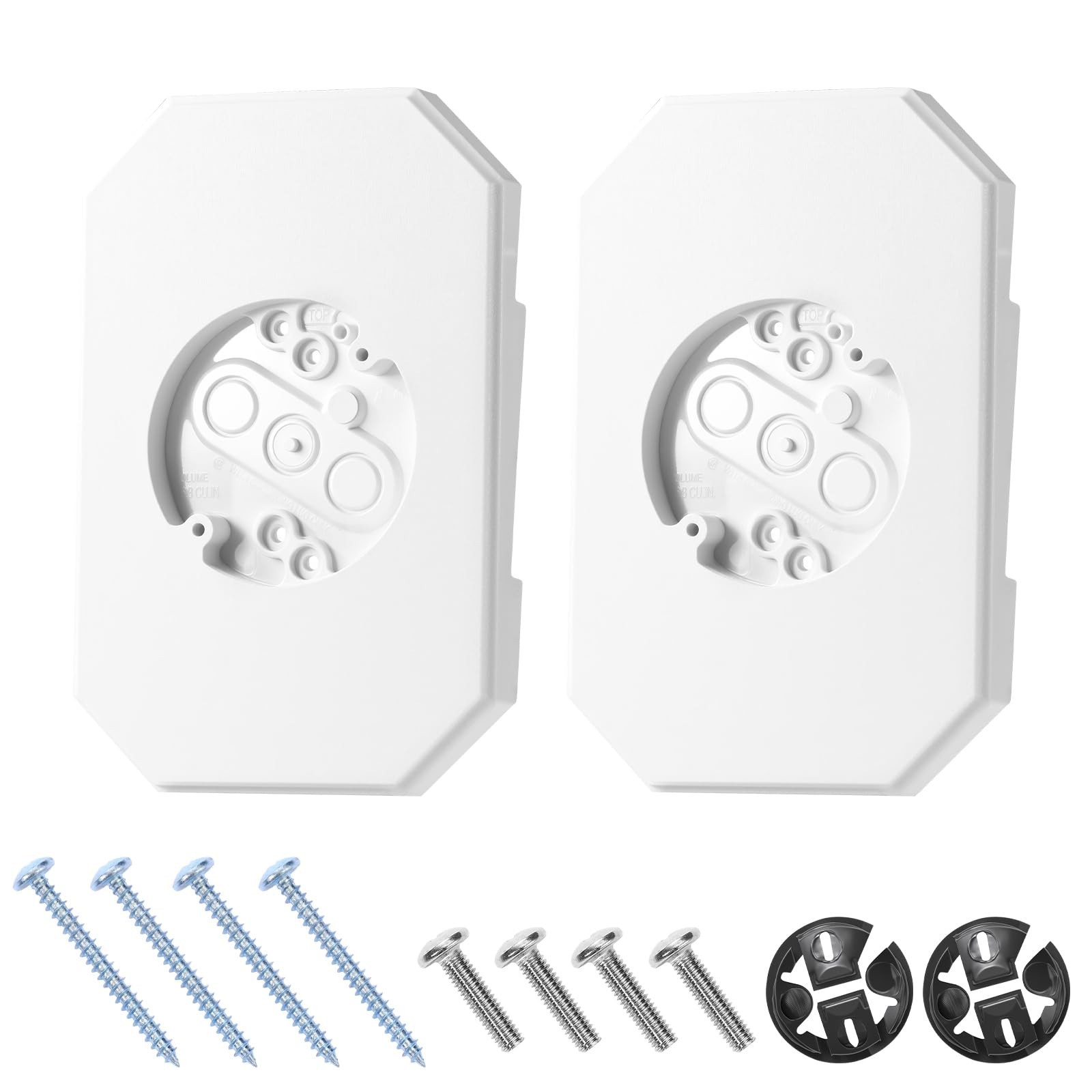 2 Pack Vinyl Siding Mounting Blocks, 8141DBL Vinyl Siding Light Mounting Bloc...