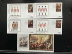 BICENTENARY OF THE BATTLE OF JERSEY STAMPS 1981 FDC set of 5 BENHAM Covers.