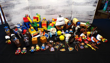 Lot of Vintage Lil' Playmates Playways Cowboys Indians Knights Construction