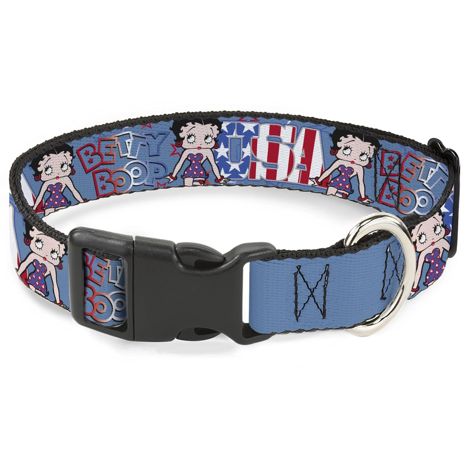 Fleischer Studios, Inc. Pet Collar, Dog Collar Plastic Buckle, Betty Boop Americ