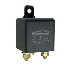 Relay 120A, 24V Continuous Duty SPST 4-pin High Power Relay 24v-4pin-120amp