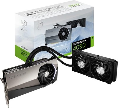 MSI GeForce RTX 4090 SUPRIM LIQUID X 24GB GDDR6X Grafikkarte GPU NVIDIA OVP TOP