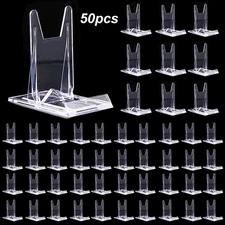 5-9 inch Acrylic Plate Stands For Display Stand Holders Picture Plate Holders US