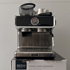 BEEM Espressomaschine ESPRESSO-GRIND-PROFESSION, Siebträgermaschine mit Mahlwerk