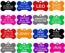 Pet ID Tags, Pet Tags, Dog Tags, - MADE IN USA