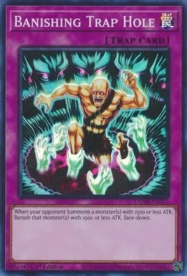 x1 Banishing Trap Hole - DUNE-EN077 - Super Rare - 1st Edition Yu-Gi-Oh!  M/NM | eBay