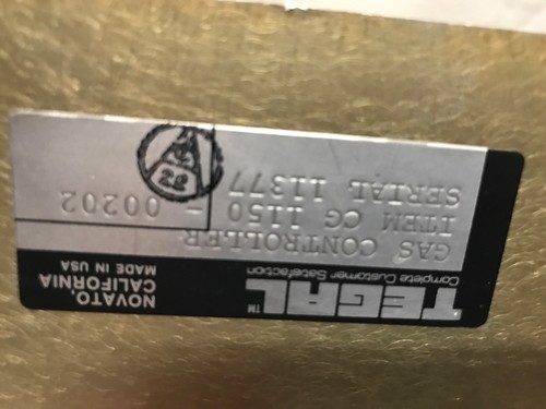 Tegal 1513e Gas Controller Item CG 1150 -00202 ID-AWS-012 - Picture 8 of 12