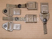 3Set Quick Release QR Buckle Replacement 1" Shoulder Strap Connector ILBE Coyote