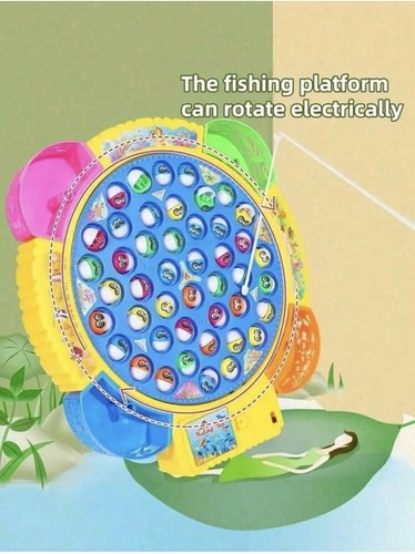 Magnetic Fishing Game Board Toy - Fun Fish Catch Play Set for Kids - 24 Fish - Picture 5 of 5