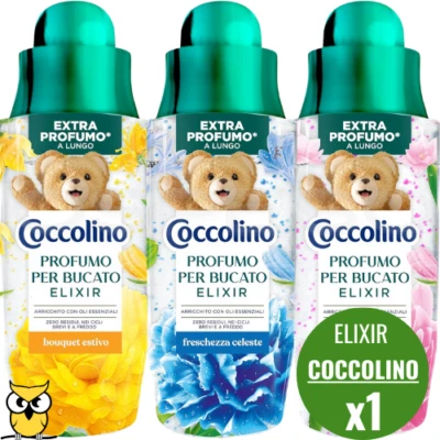 COCCOLINO PROFUMO PER BUCATO ELIXIR CON OLI ESSENZIALI 342ML A SCELTA X1