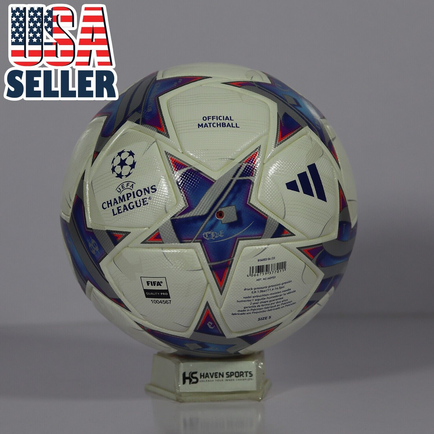 Ballon de Football Adidas Ligue des Champions 2023 - Balles de Sport