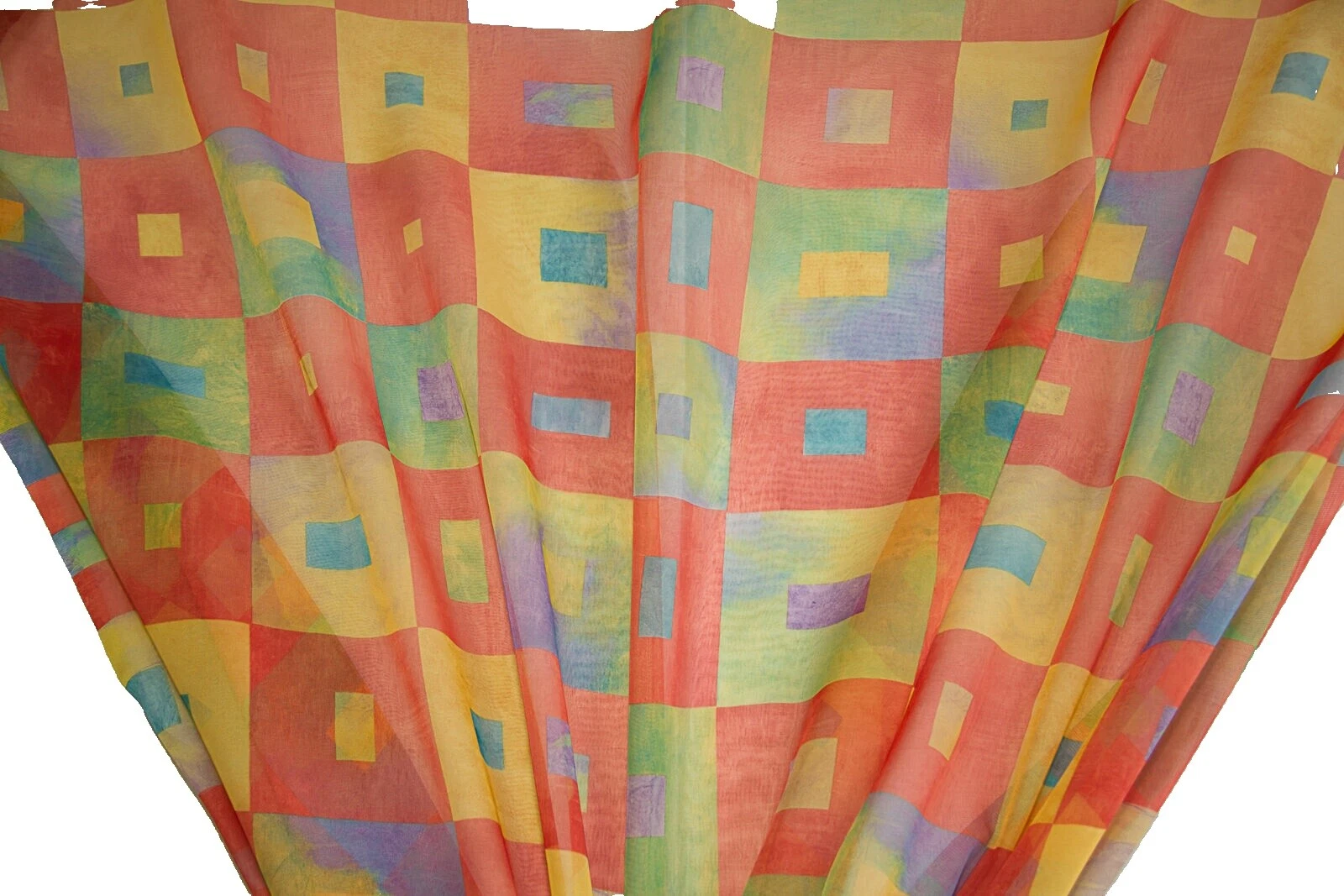 Drapery Craft Fabric Multicolor Sheer