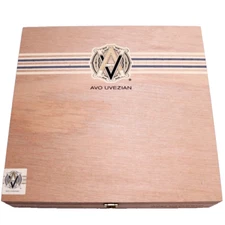 Avo Uvezian Double Corona Classic No. 3 Empty Wooden Cigar Box 9" x 8.5" x 2"