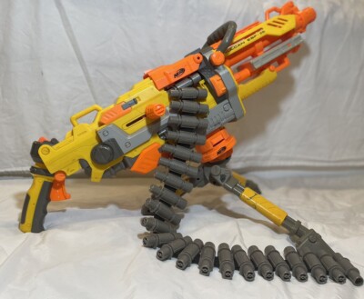 Nerf Vulcan EBF-25 Complete Belt Mini Gun W/ Ammo Box & Tripod