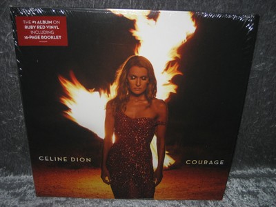 Vinyl 2-LP CELINE DION ''Courage'' 2020 Europe Ltd Edition Ruby Red 19075952481