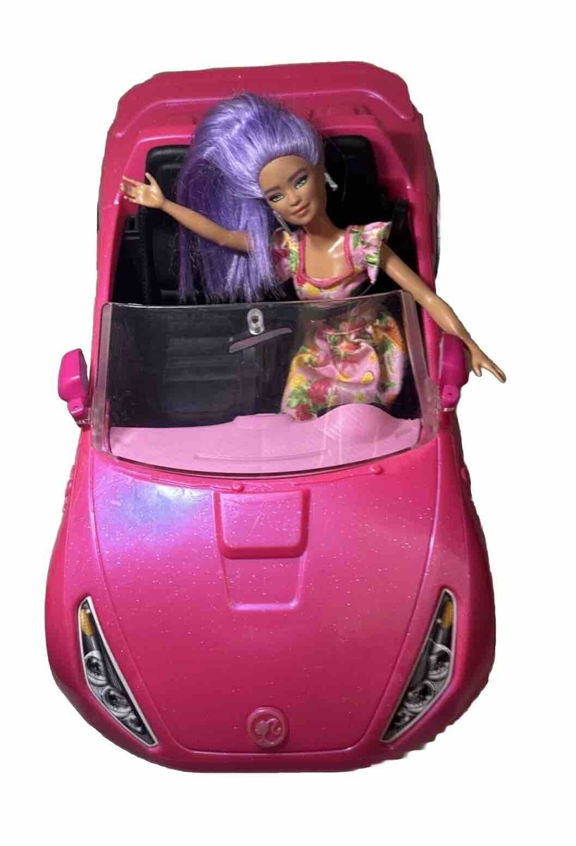 Mattel Barbie Pink Glam Car Convertible Toy 2016 Mattel DVX59