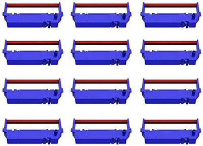 12 Pack Compatible SP700 Printer Ribbon B/R Replacement for Star RC-700BR SP-700