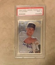 1999 J D Closser Topps Chrome Traded T21 Arizona Diamondbacks Graded PSA 9 MINT