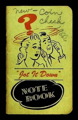 Citizens State Bank NY Member ''Jot It Down'' Mini Note Book 2.5x4'' 010725WT-B