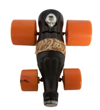 Vintage Coca Cola Bottle Racecar Orange Wheels Rare Collectible Souvenir Unique