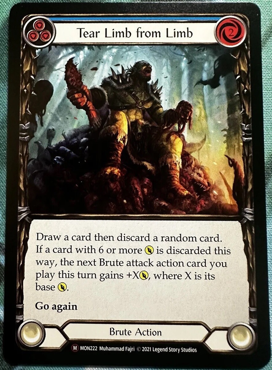 Tear Limb from Limb Rainbow Foil Monarch Flesh and Blood | eBay