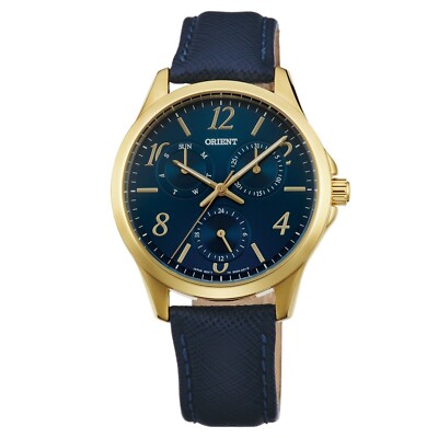 Orient Damenuhr Quarz Analog Armband watch quartz Stahlgehäuse