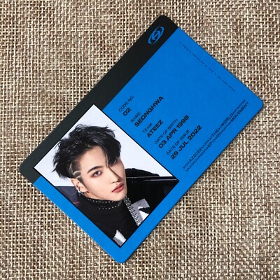 ATEEZ SEONGHWA [THE WORLD EP.1 : MOVEMENT] Official ID Card
