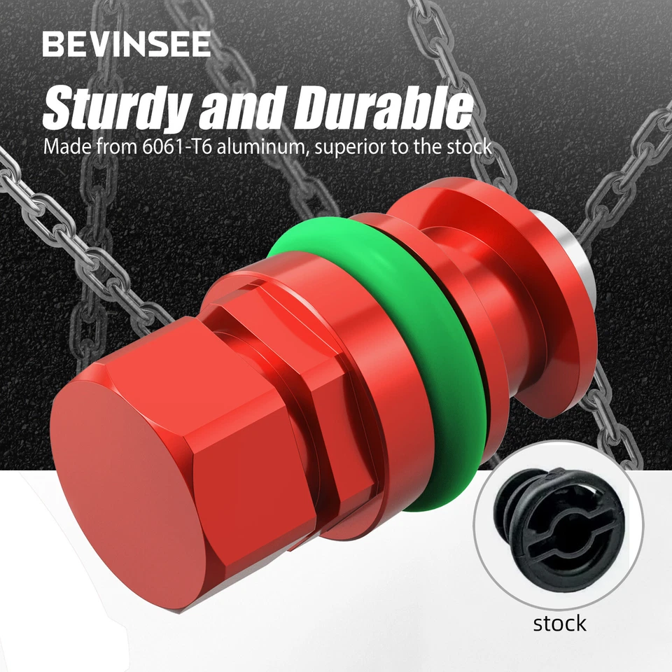 Tapón de drenaje de aceite de motor de coche 06L103801 repuesto para VW para Golf GTI para Audi S3 Foto 2 de 4