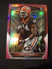 2022 ARIK GILBERT BOWMAN CHROME UNIVERSITY PINK ROOKIE CARD RC #54 UGA GEORGIA 
