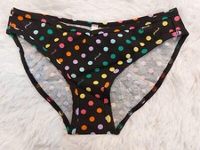 NWT VICTORIA'S SECRET PINK Cotton Bikini Underwear Polka Dot Size S 71
