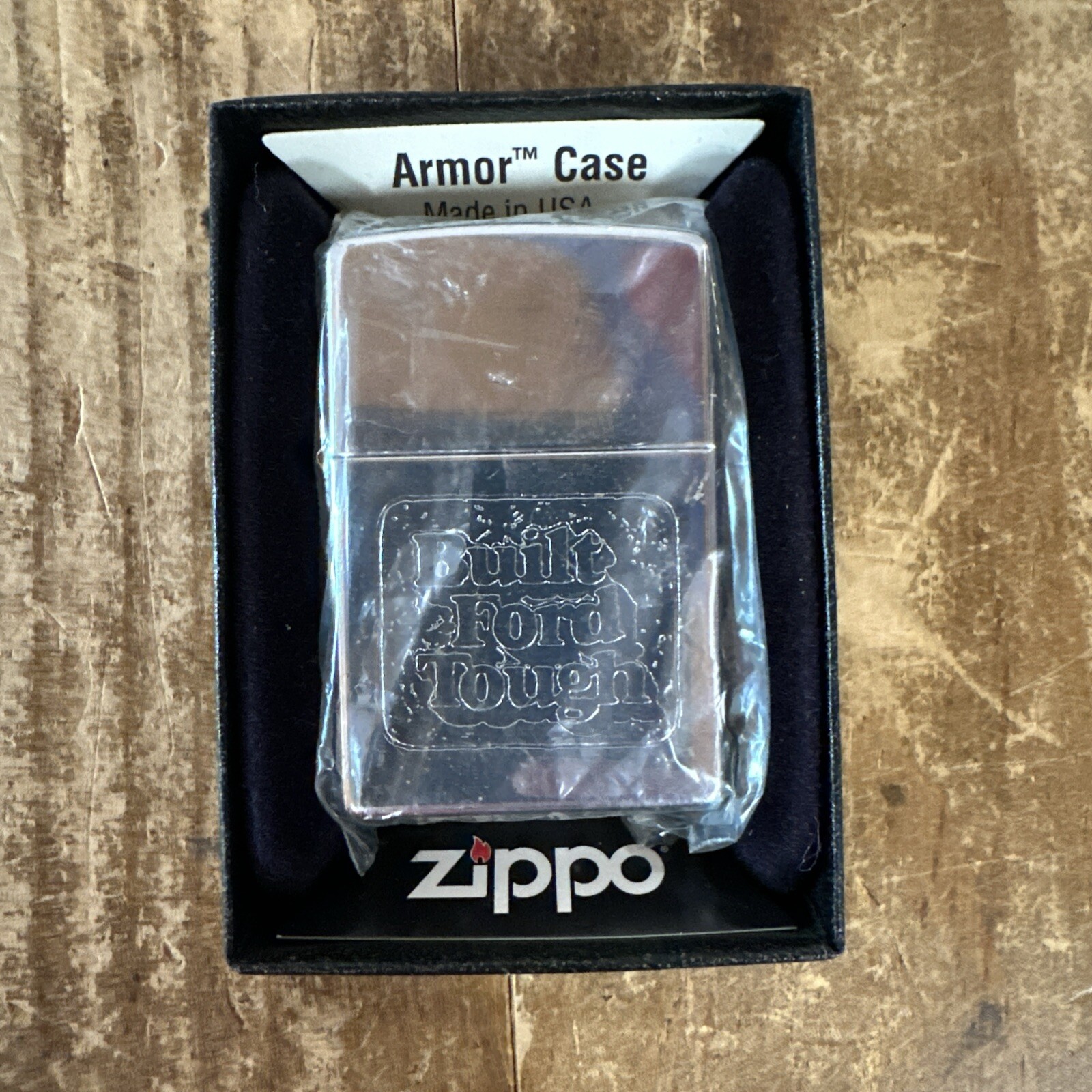 Zippo Built Ford Tough Theme - New sealed - Box Not Original