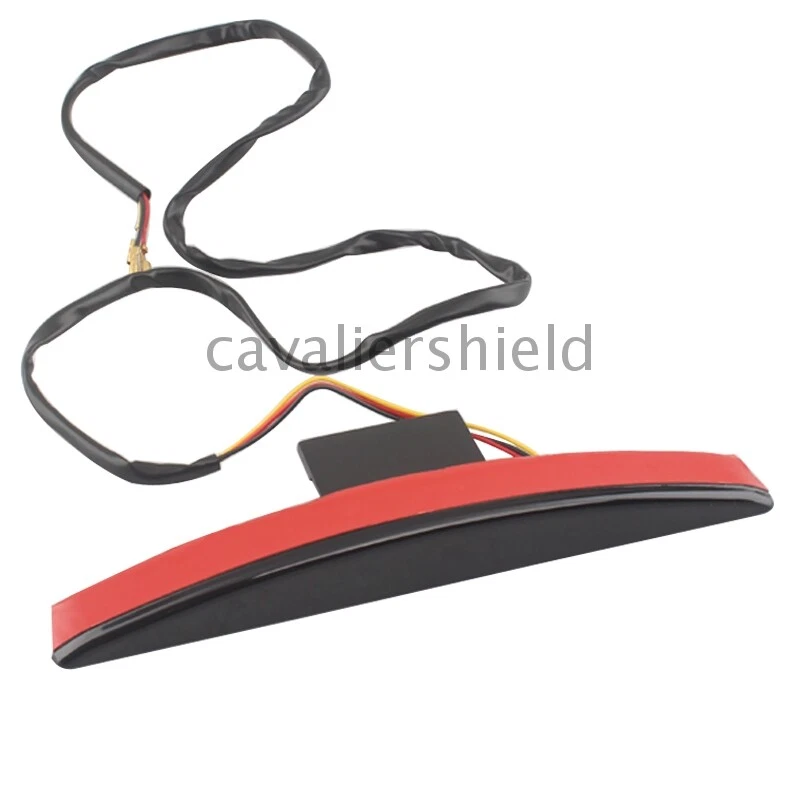 Lámpara de luz trasera de freno LED de lente negra para Harley Breakout CVO FXSBSE FXSB 2013-17 Foto 4 de 4