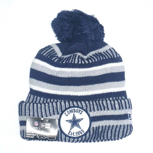 NFL Dallas Cowboys Beanie Pom Knit Fits 