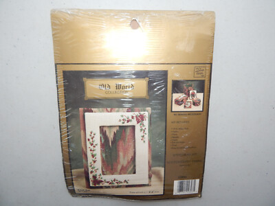 NOS Another Look Picture Frame Stitchery Kit 2803 Old World Collection FREESHIP!