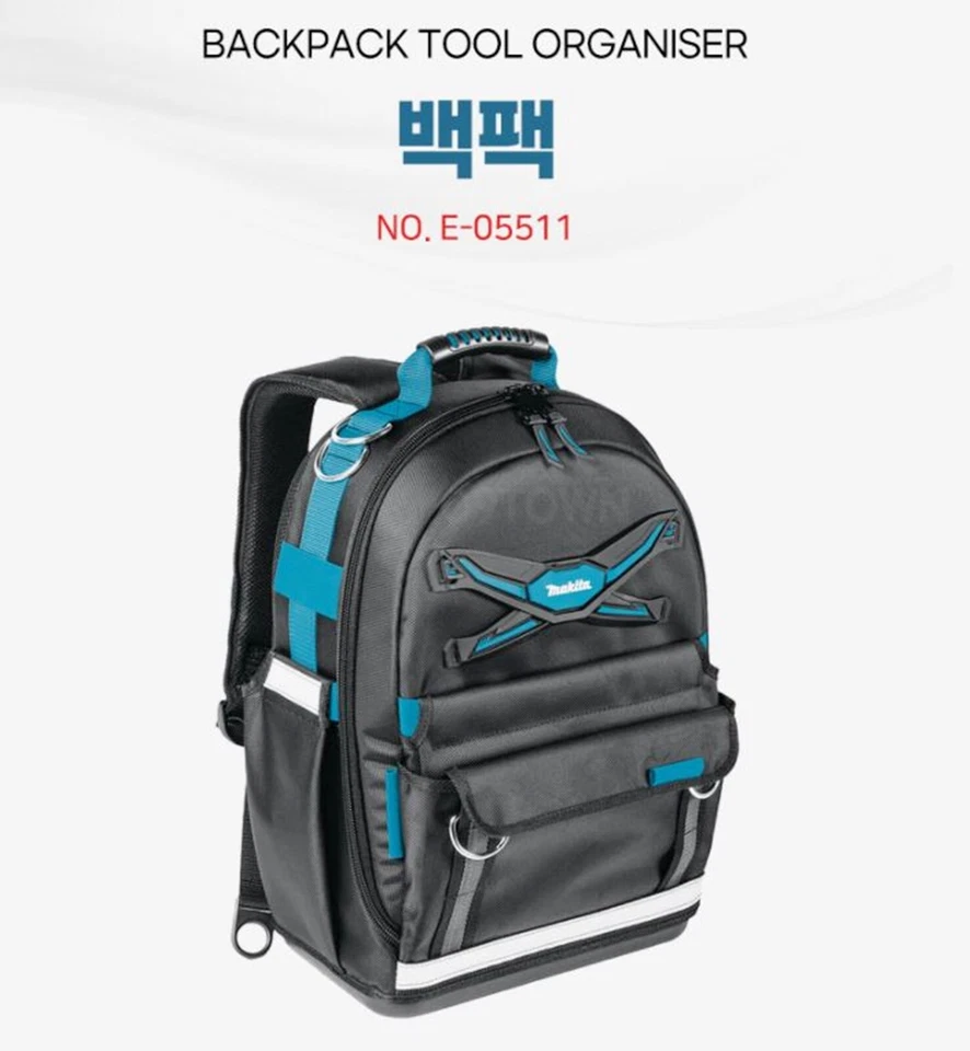Makita E-05511 Mochila Herramienta Organizador Bolsas y Soportes con 50 Herramientas 22.3L Foto 2 de 4