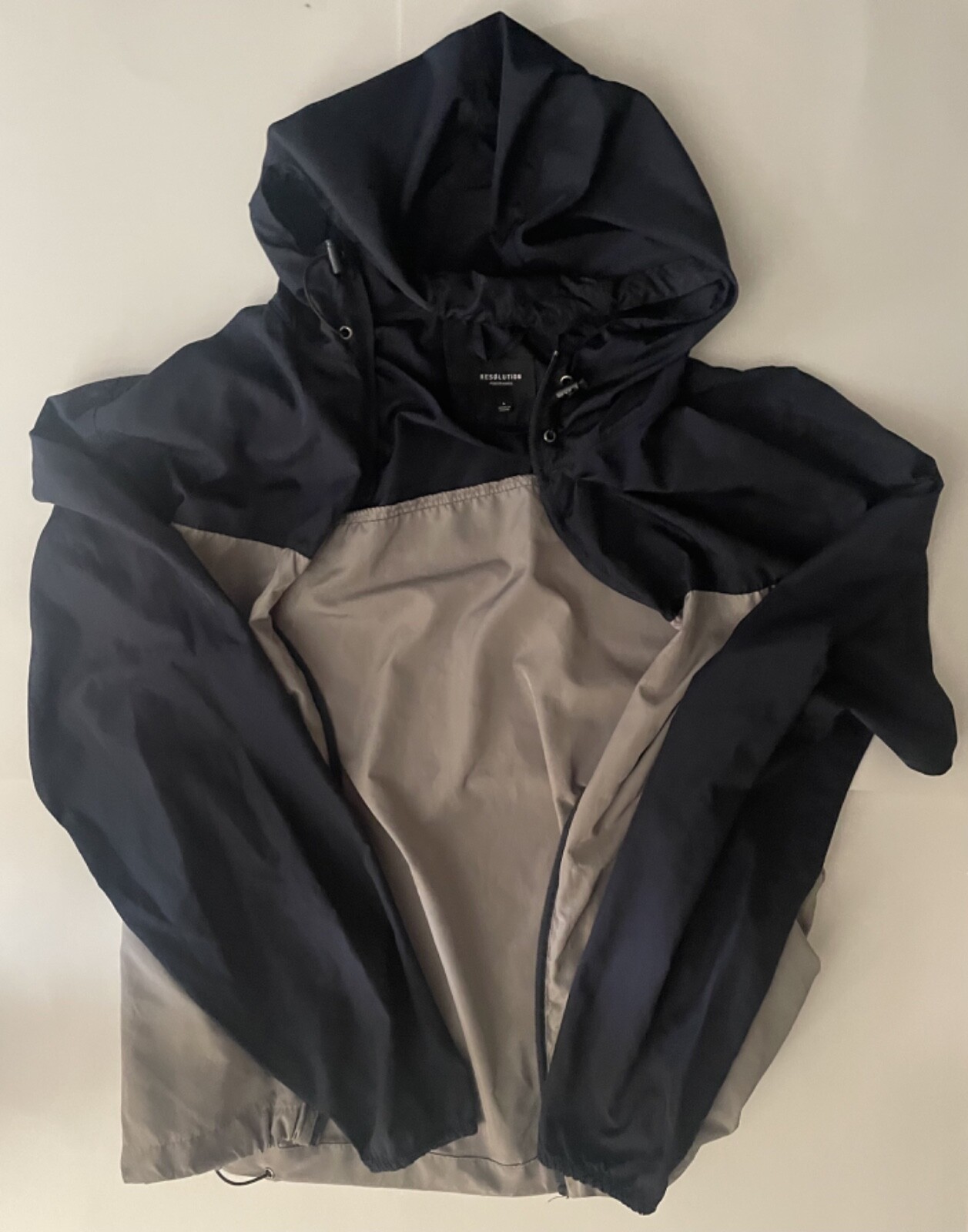 Resolution Windbreaker Jacket-Large- Dark Blue An… - image 1