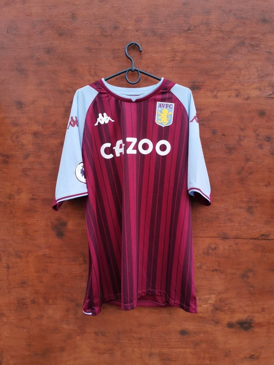 ASTON VILLA 2021/2022 HOME FOOTBALL SHIRT KAPPA SIZE 3XL ADULT #23